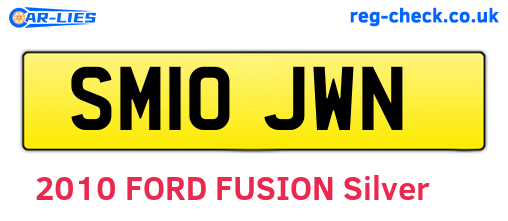SM10JWN are the vehicle registration plates.
