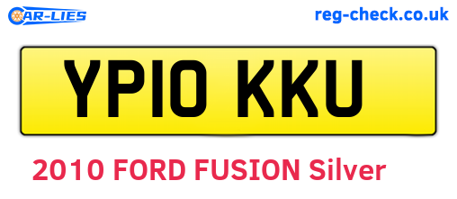 YP10KKU are the vehicle registration plates.