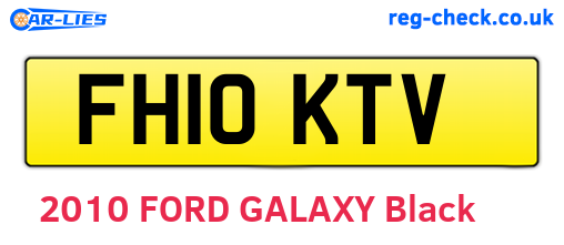 FH10KTV are the vehicle registration plates.