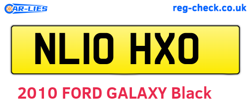 NL10HXO are the vehicle registration plates.