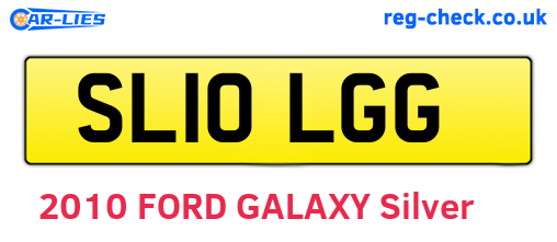 SL10LGG are the vehicle registration plates.