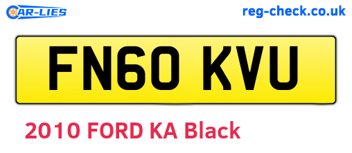 FN60KVU are the vehicle registration plates.