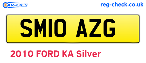 SM10AZG are the vehicle registration plates.