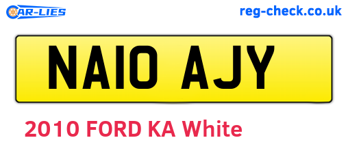 NA10AJY are the vehicle registration plates.