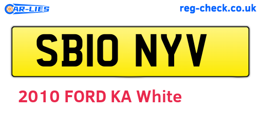 SB10NYV are the vehicle registration plates.