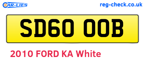 SD60OOB are the vehicle registration plates.