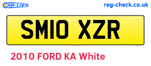 SM10XZR are the vehicle registration plates.