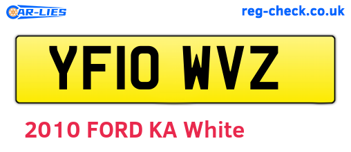 YF10WVZ are the vehicle registration plates.