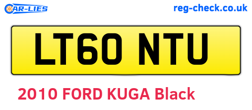 LT60NTU are the vehicle registration plates.