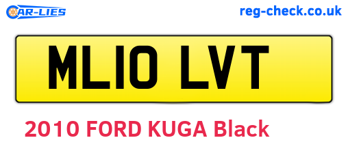 ML10LVT are the vehicle registration plates.
