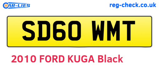 SD60WMT are the vehicle registration plates.