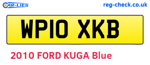 WP10XKB are the vehicle registration plates.