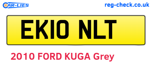 EK10NLT are the vehicle registration plates.