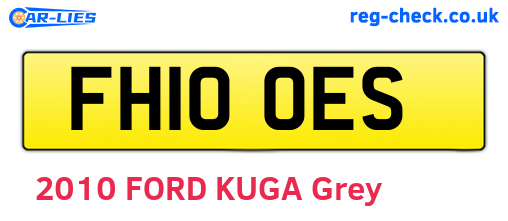 FH10OES are the vehicle registration plates.
