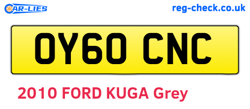 OY60CNC are the vehicle registration plates.