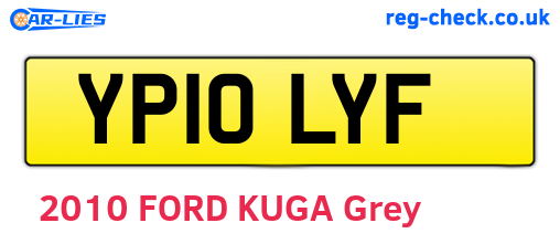 YP10LYF are the vehicle registration plates.