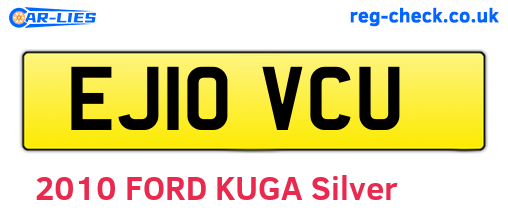 EJ10VCU are the vehicle registration plates.