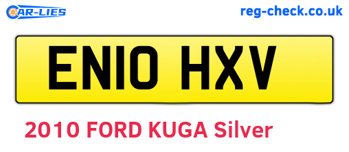EN10HXV are the vehicle registration plates.