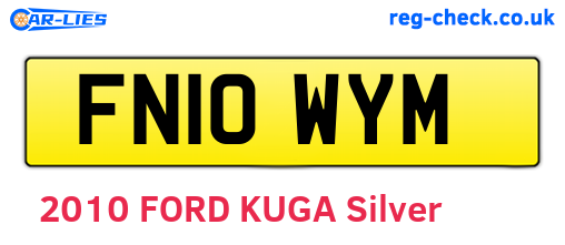 FN10WYM are the vehicle registration plates.