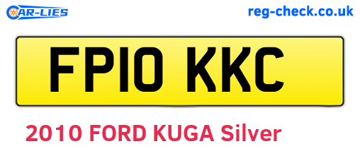 FP10KKC are the vehicle registration plates.