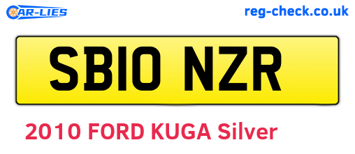 SB10NZR are the vehicle registration plates.