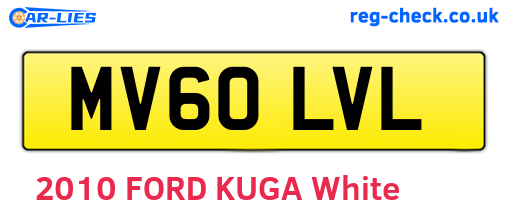 MV60LVL are the vehicle registration plates.