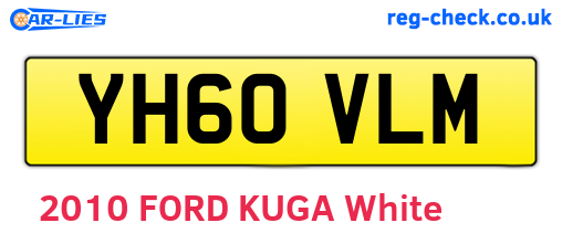 YH60VLM are the vehicle registration plates.