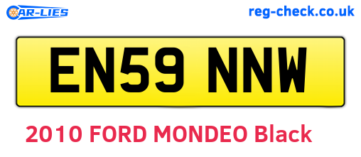 EN59NNW are the vehicle registration plates.