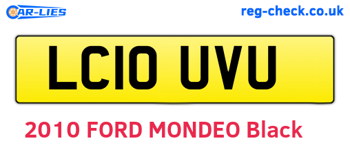 LC10UVU are the vehicle registration plates.