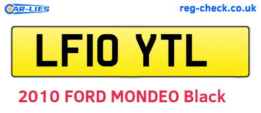 LF10YTL are the vehicle registration plates.