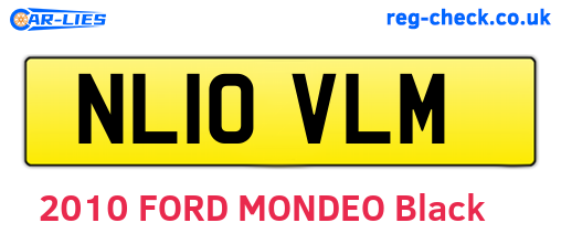 NL10VLM are the vehicle registration plates.