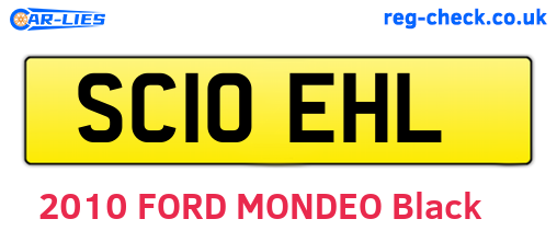 SC10EHL are the vehicle registration plates.