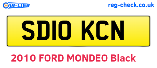 SD10KCN are the vehicle registration plates.
