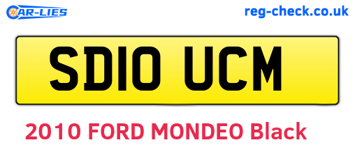 SD10UCM are the vehicle registration plates.