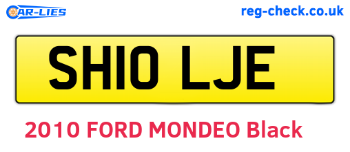 SH10LJE are the vehicle registration plates.