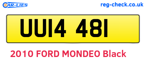 UUI4481 are the vehicle registration plates.