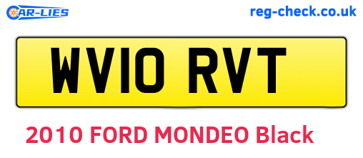 WV10RVT are the vehicle registration plates.