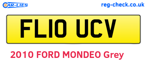 FL10UCV are the vehicle registration plates.