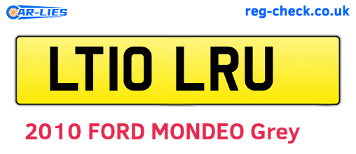 LT10LRU are the vehicle registration plates.