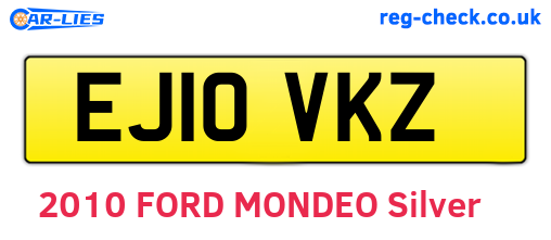EJ10VKZ are the vehicle registration plates.