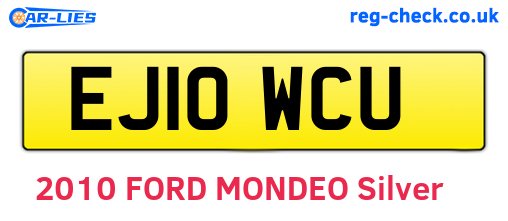EJ10WCU are the vehicle registration plates.