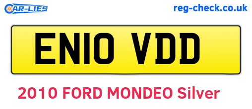 EN10VDD are the vehicle registration plates.