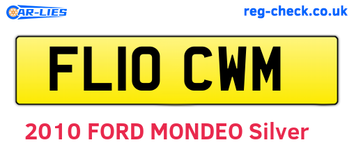 FL10CWM are the vehicle registration plates.