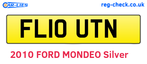 FL10UTN are the vehicle registration plates.