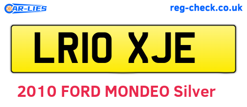 LR10XJE are the vehicle registration plates.