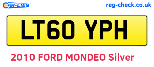 LT60YPH are the vehicle registration plates.