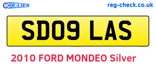 SD09LAS are the vehicle registration plates.
