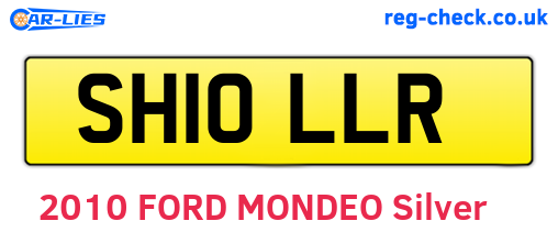 SH10LLR are the vehicle registration plates.