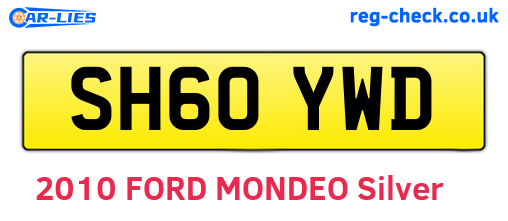 SH60YWD are the vehicle registration plates.