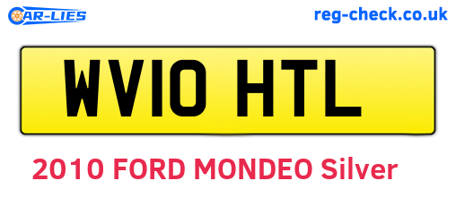 WV10HTL are the vehicle registration plates.